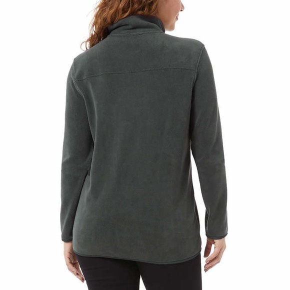 32 Degrees Ladies' Snap Fleece Pullover NWT - Picture 3 of 6
